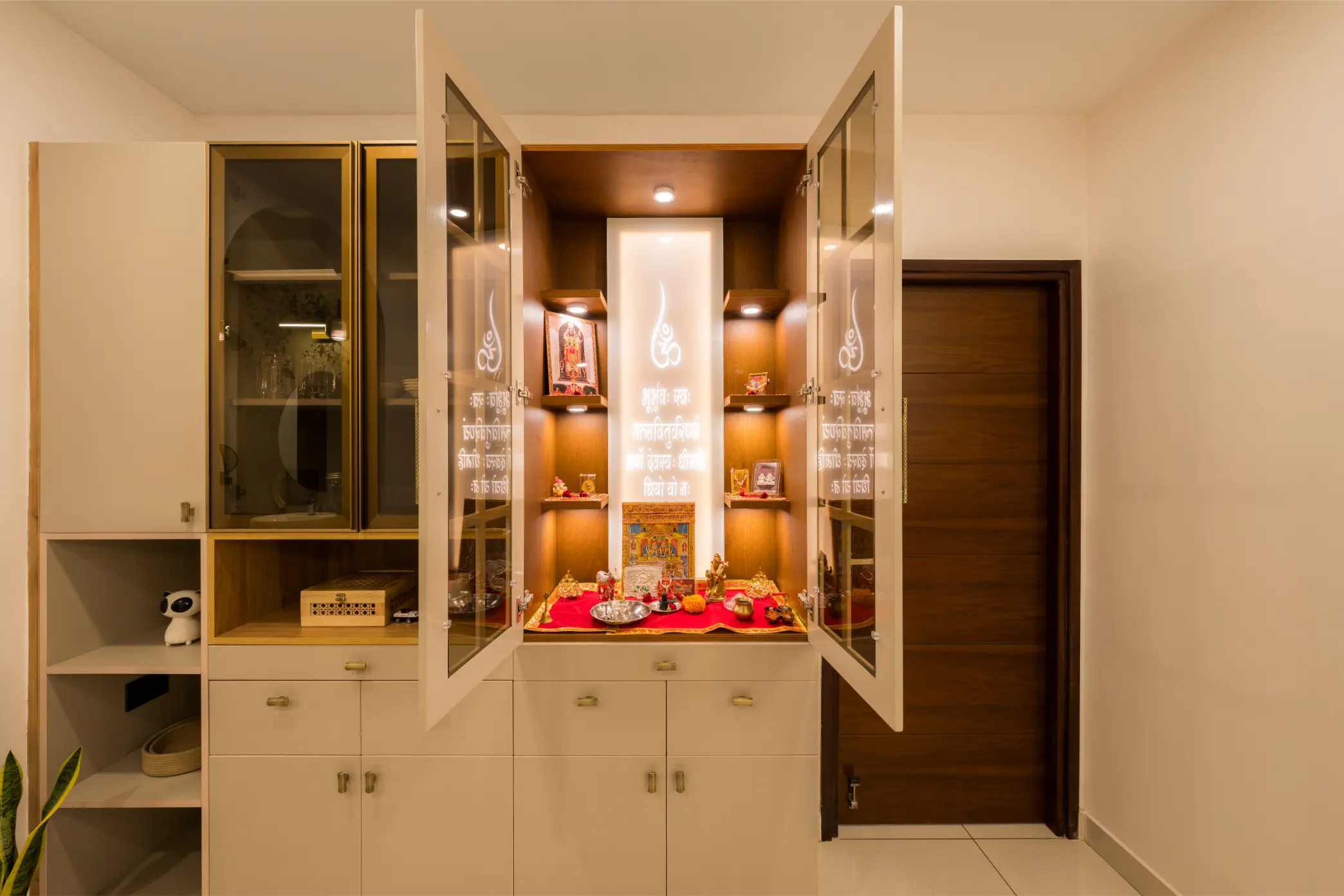 modern pooja room keya ashish