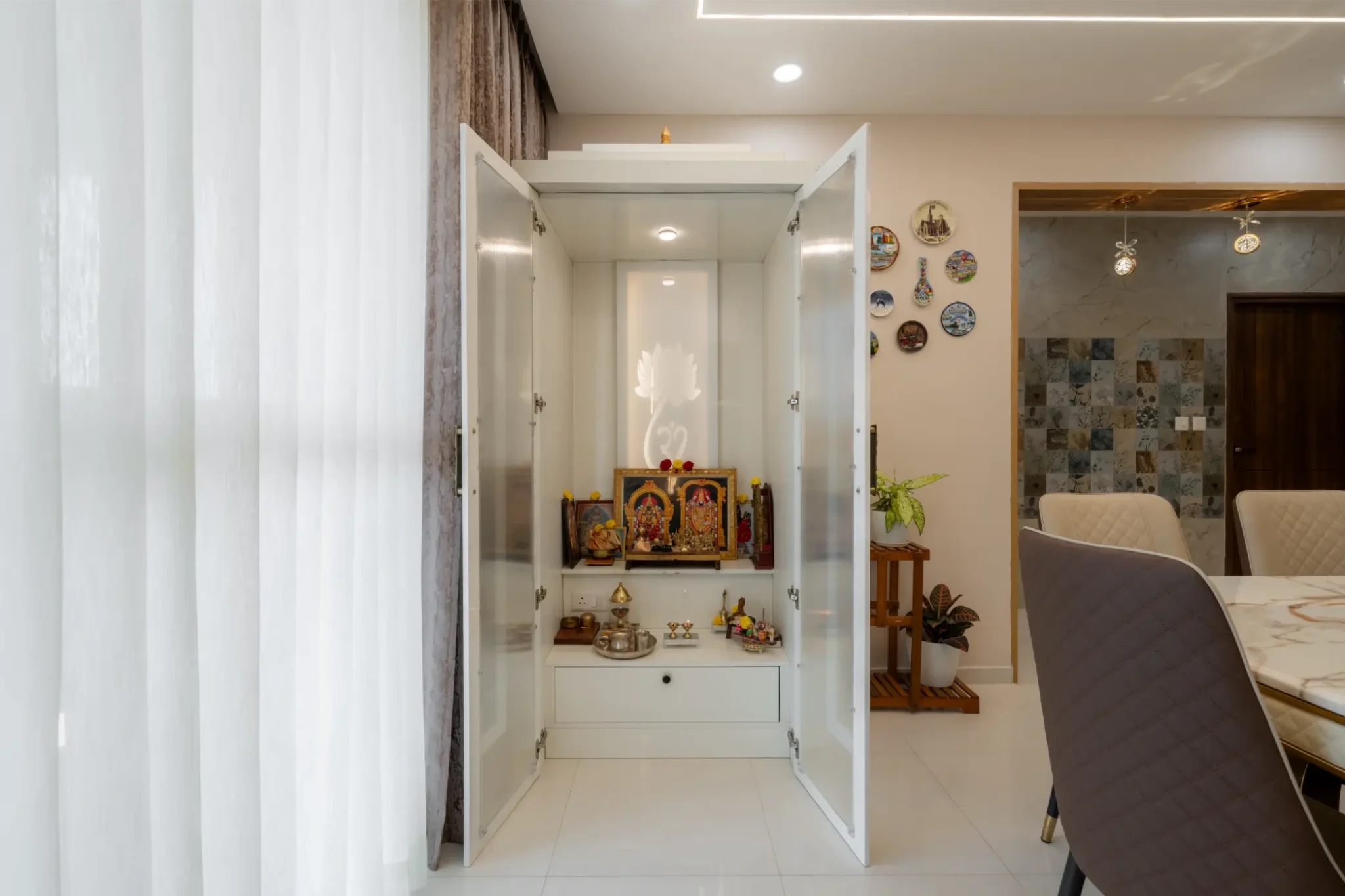 pooja room decor disha srinivas 2048x1365