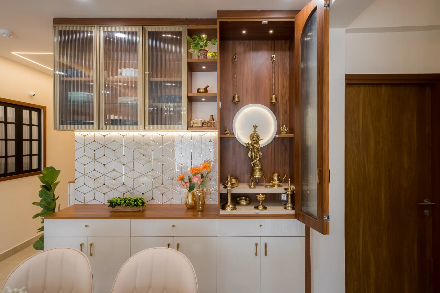 pooja room interior design