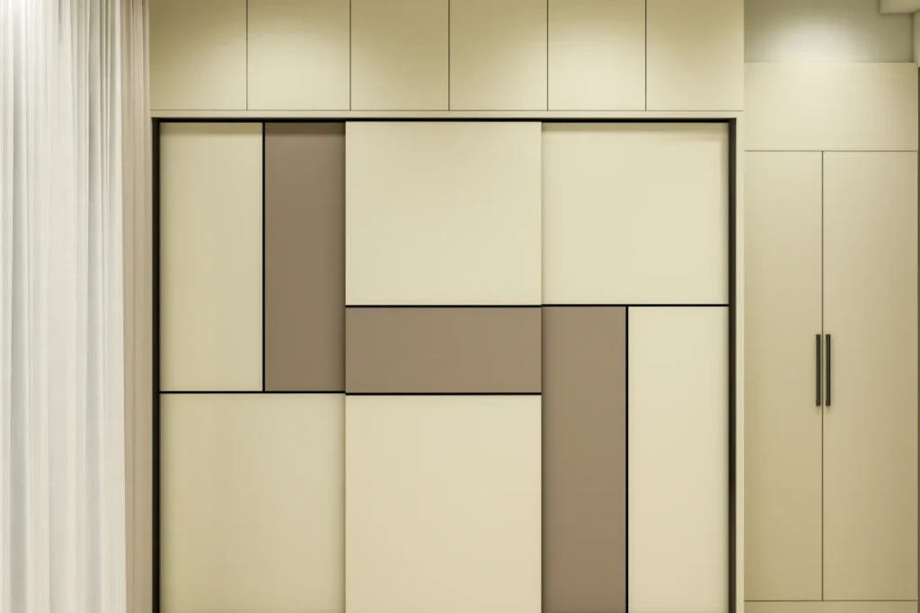 wardrobe interior design render